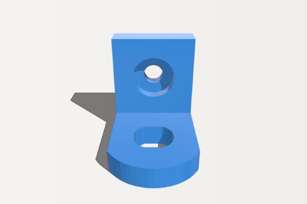 Hall E Endstop potentiometer mount | 3d print model