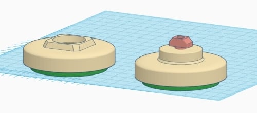 Vibration Damper Feet V2 (Anycubic I3 Mega + Prusa I3 MK3S)
