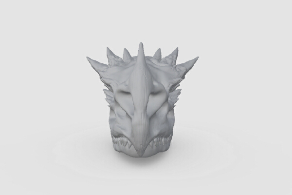Dragon Skull | 3d print model