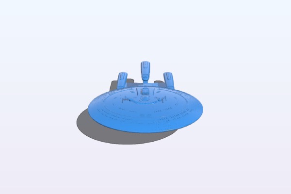 Star Trek Galaxy Dreadnought 1:2000 | 3d print model