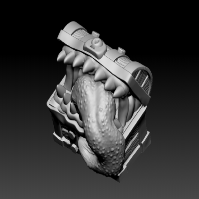 Supportless Chest Mimic | 3d print model