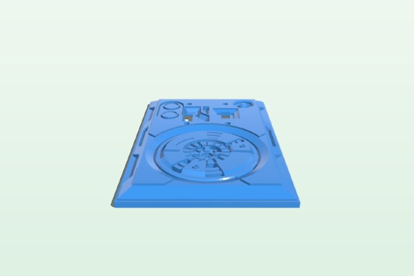 Droid Access Panel Double Light Switch | 3d print model