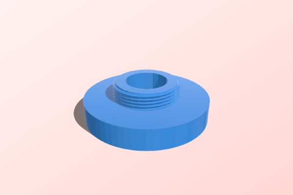 C Mount to D Mount Step Down Ring | 3d print model