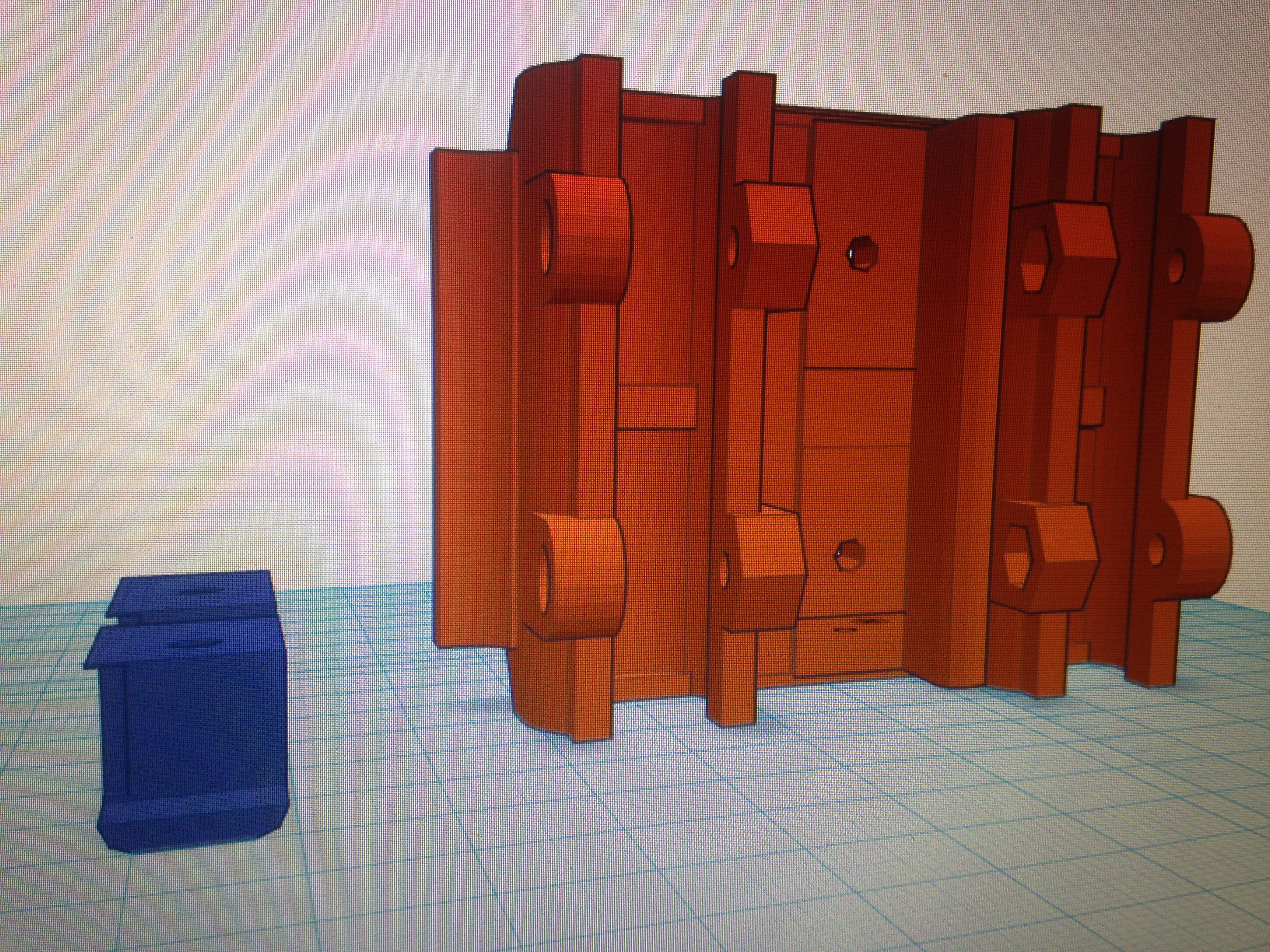 PRUSA i3 Carriage 4 LM8UU