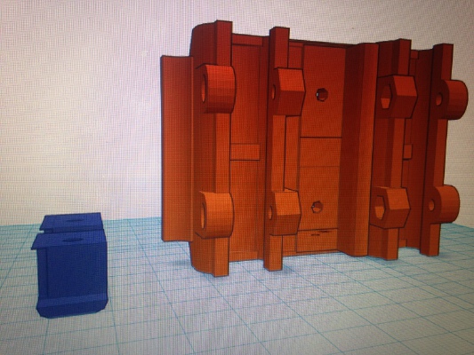 PRUSA i3 Carriage 4 LM8UU | 3d print model