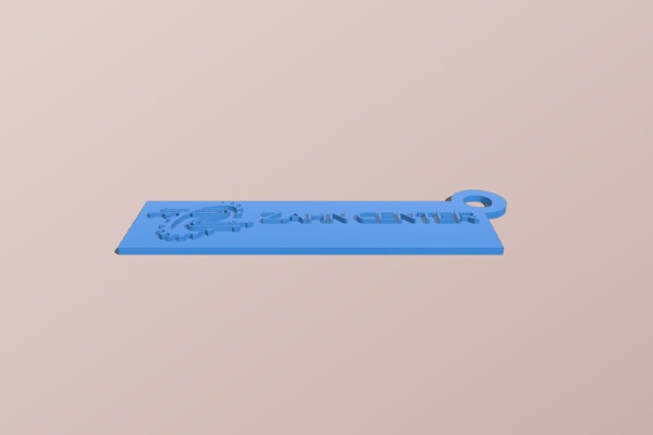 Zahn Center NY Keychain Accessory | 3d print model