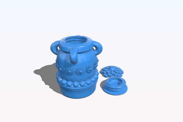 Pharaoh Mascara Container | 3d print model