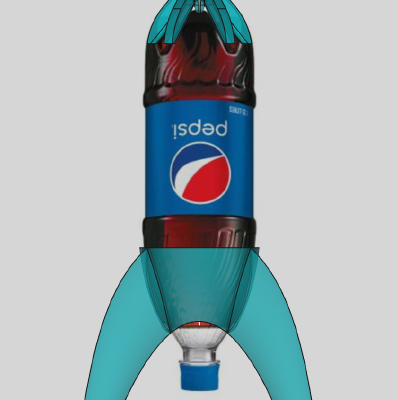 Pepsi Bottle Water Rocket | 3d print model