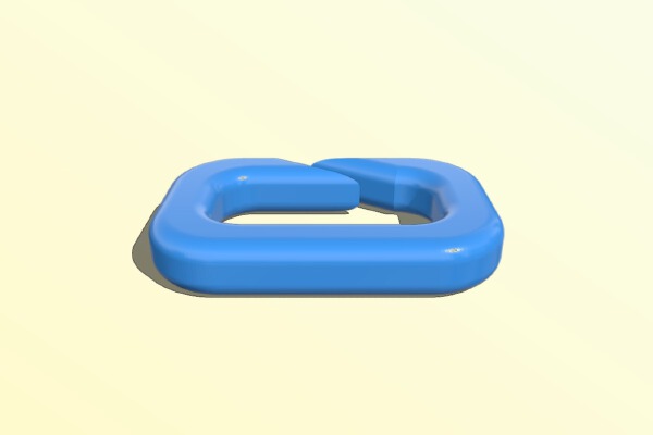 Snap together Chain | 3d print model