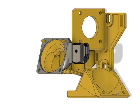 SW-X1 BLTouch mount for the SVD3D BMG conversion kit | 3d print model
