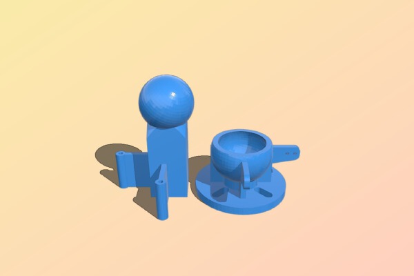 Thrust Vectoring Motor Mount V03 | 3d print model
