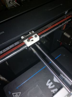 Wanhao Duplicator 6 X and Y belt block and tensioner | 3d print model