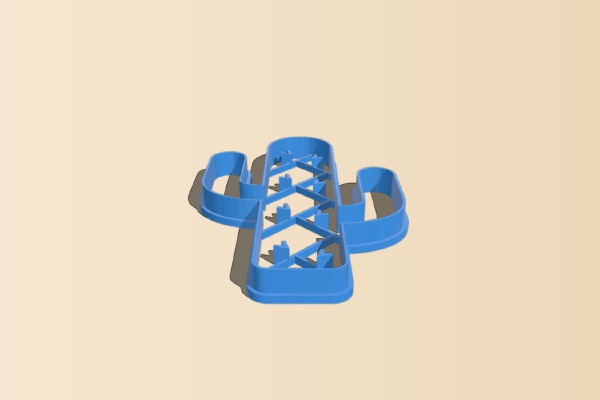 Cactus Cookie Cutter | 3d print model