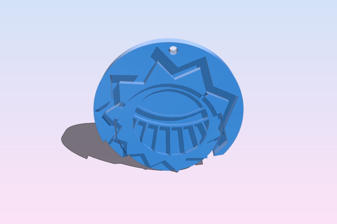 Medallion The Mysterious Cities of Gold (sun pendant)