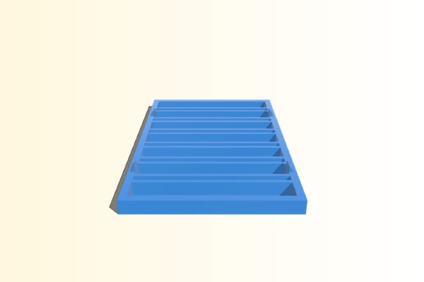 96 well plate _ 0.2 mL strip tube Magnet Rack | 3d print model