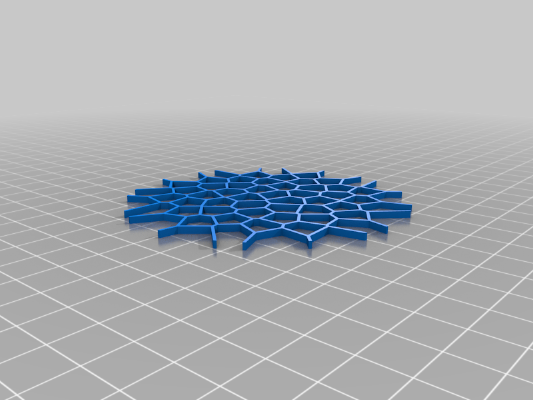 Fibonacci64 Case with Paper Diffuser - 86mm disc with 64 WS2812B RGB LEDs and Wi-Fi | 3d print model