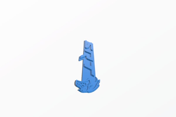 logo SRT Hellcat | 3d print model
