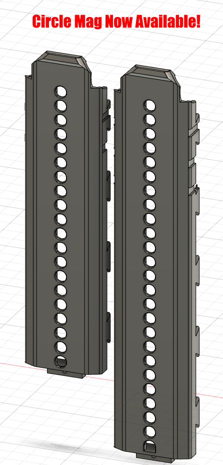 Adventurer Mags: Half Dart Mags By Vulkan for Nerf