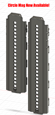 Adventurer Mags: Half Dart Mags By Vulkan for Nerf | 3d print model