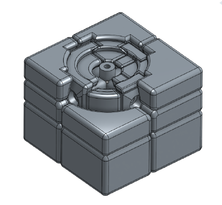 2x2x4 Mirror Cube | 3d print model