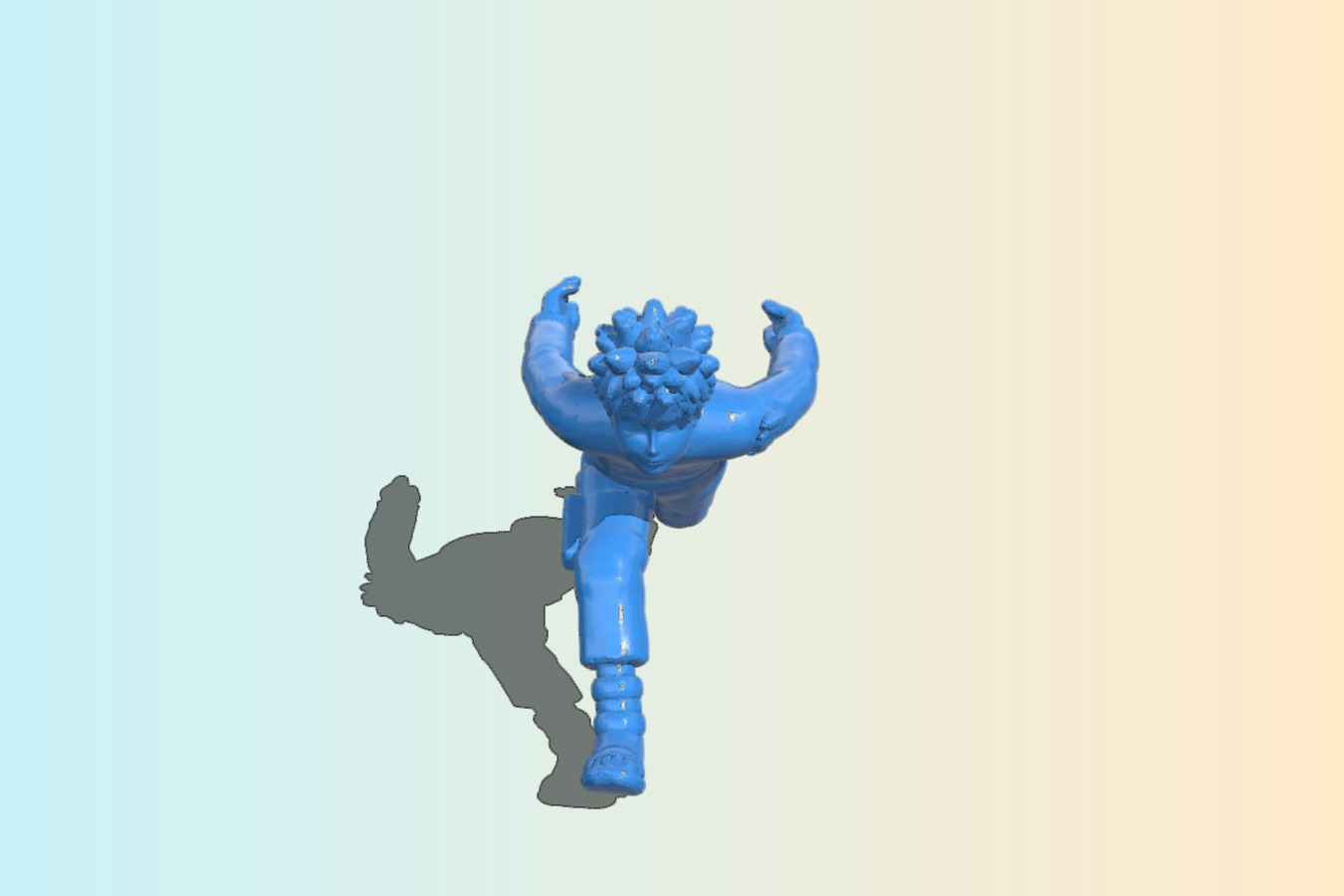 Running Naruto Tabletop Miniatures 32mm_28mm