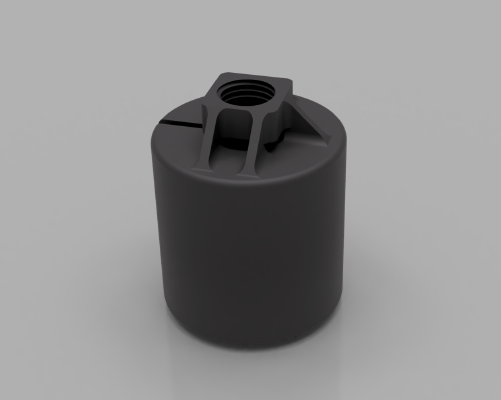 Dremel Flex Shaft CNC Chuck Adapter (42mm) | 3d print model