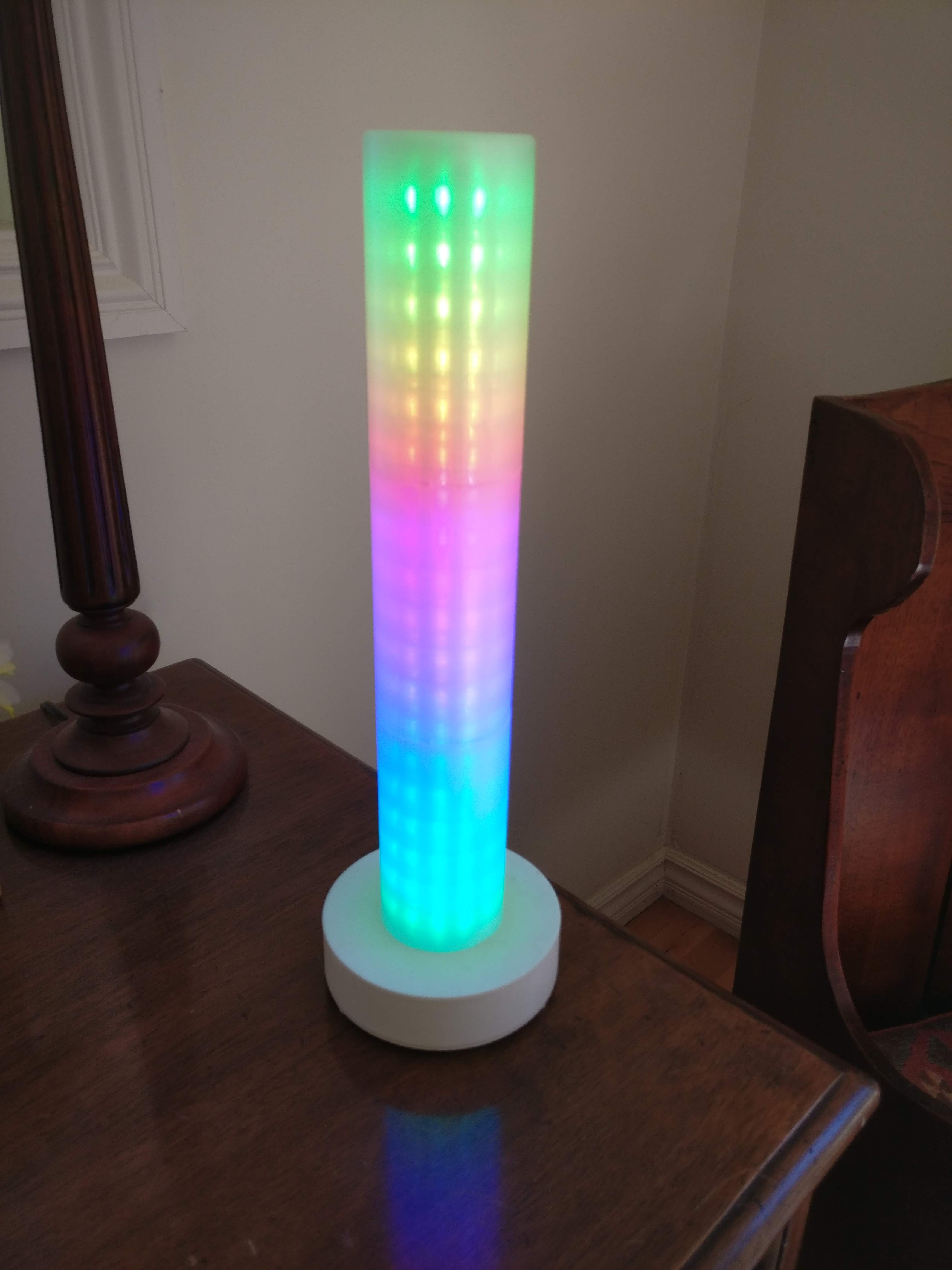 Neopixel Strip Matrix Crystal Lamp