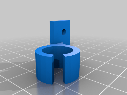 MPCNC Z-Mounted AA battery powered Laser Guide | 3d print model
