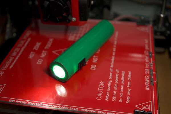 Led FlashLight | 3d print model