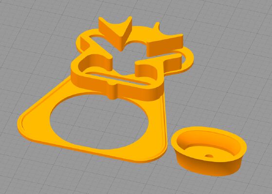 Door Angel - Lock-A-Bolt Door Bolt Security | 3d print model