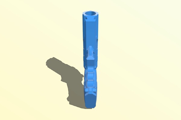 Mini Bic lighter holder - Seburo pistol | 3d print model