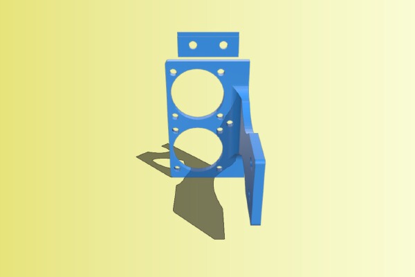 K8200 - Support for two CPU Fan | 3d print model