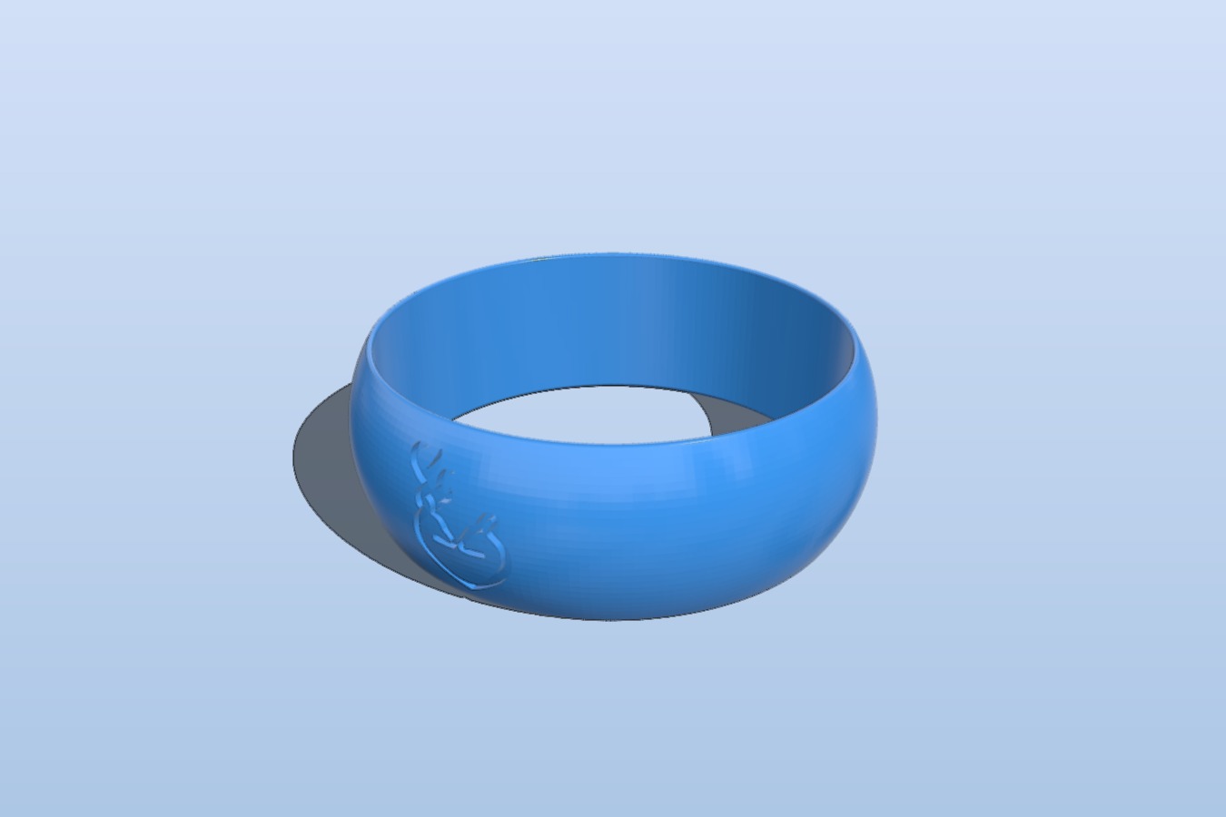 Browning Heart Ring (alternate wedding band)