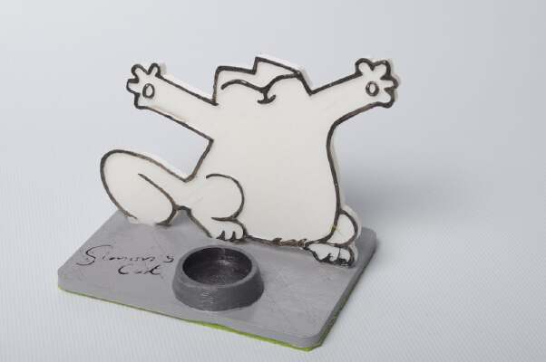 Simon's Cat Phone Stand | 3d print model