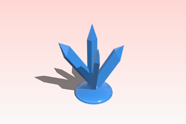 Crystal Ring Quintet | 3d print model