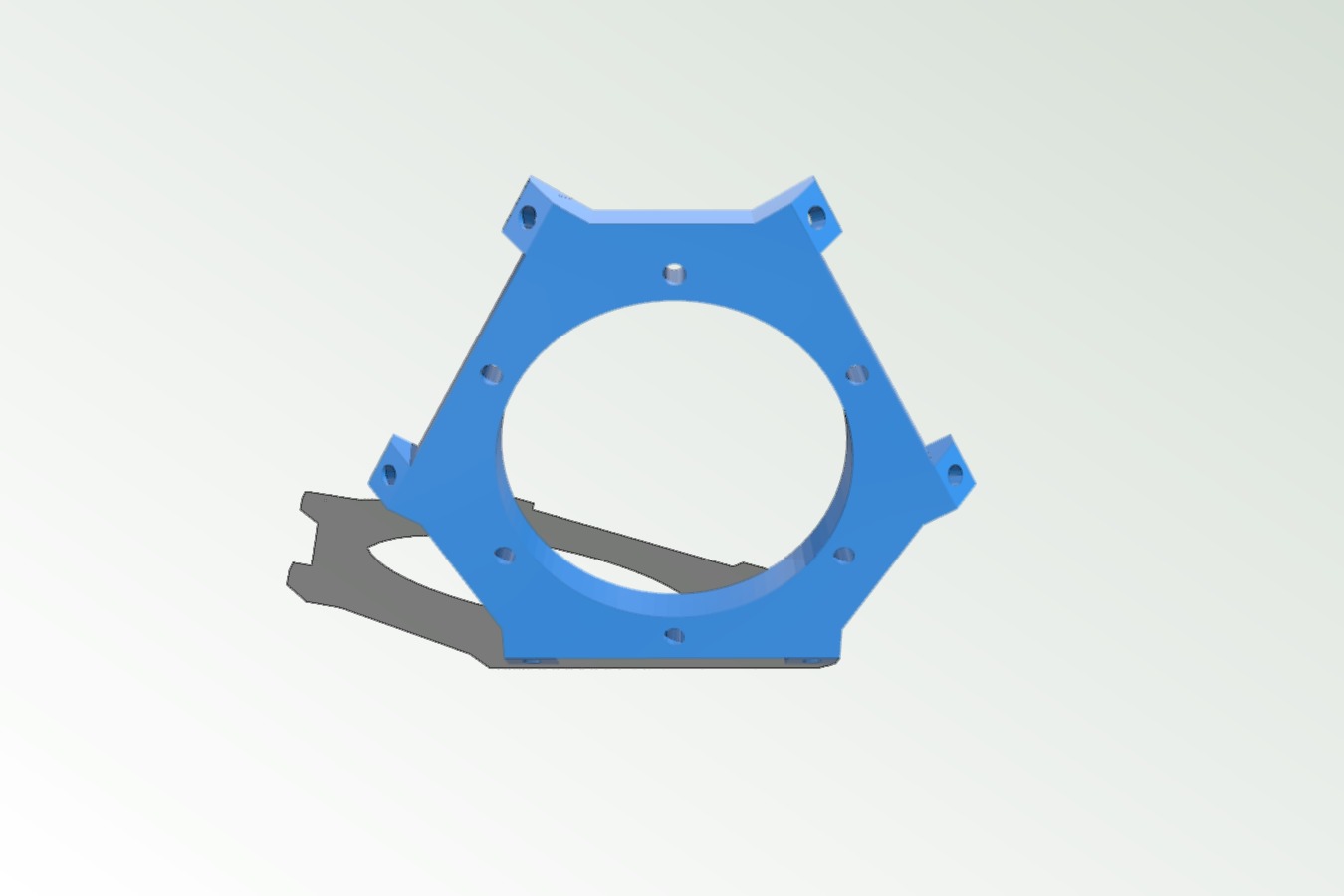 Kossel Clear Effector for magnetic arms