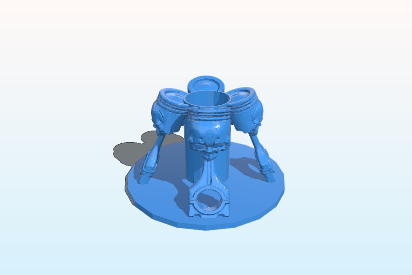 Skull Piston Holder