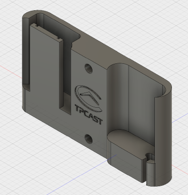 TPCast - Wall Mount & Charge Stand | 3d print model