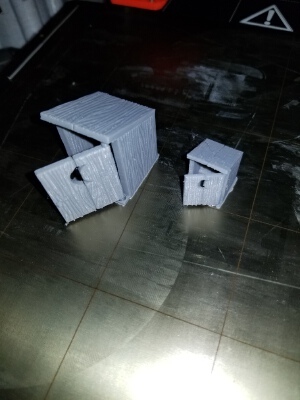 HO & RPG Scale Old West Outhouse | 3d print model