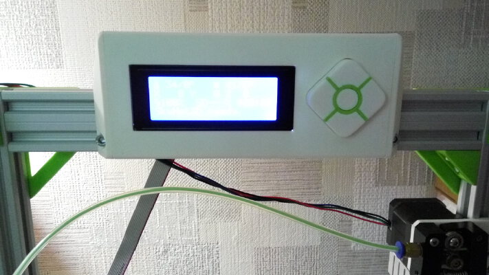 AM8_V-slot LCD case | 3d print model