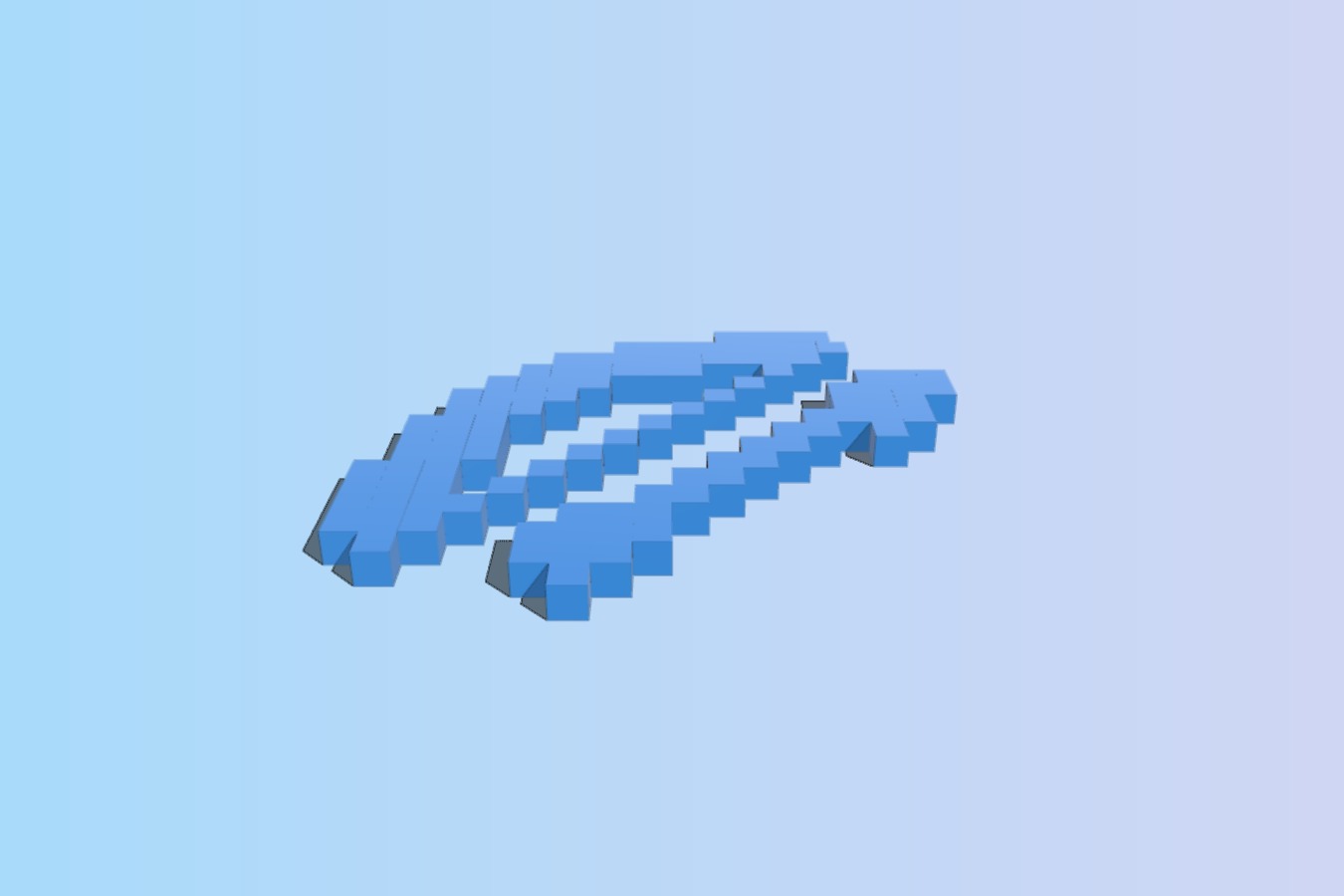 Bow and Arrow from Minecraft