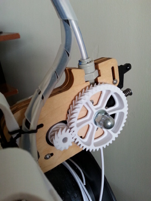 Herringbone Gears for Ultimaker Original Feeder | 3d print model