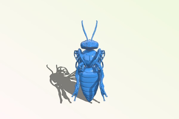 Honey bee | 3d print model