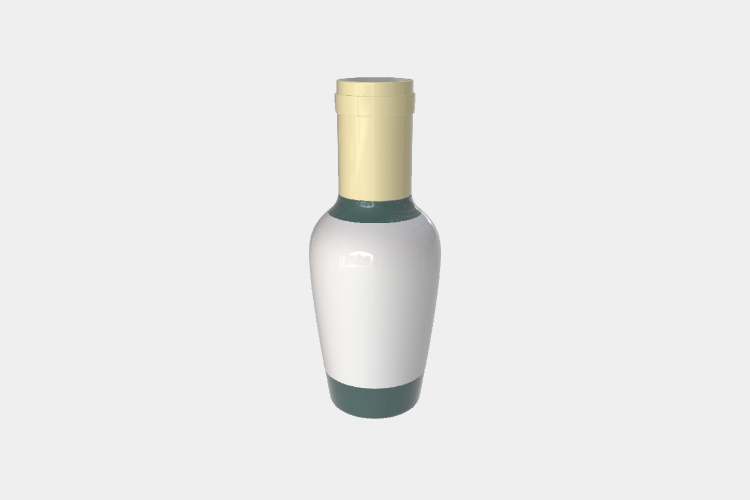 Glass Serum Bottle Mockup