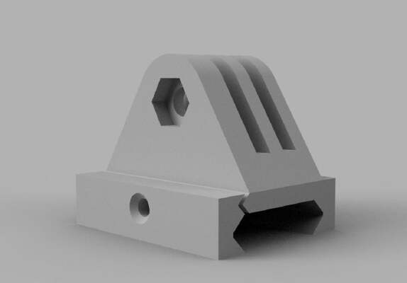 Gopro RIS_picatinny adapter (metric parts) | 3d print model