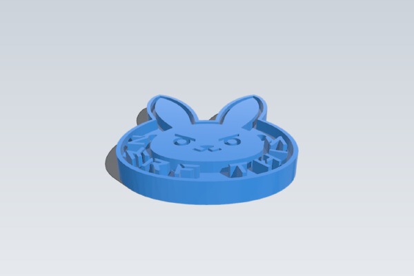 Overwatch D-Va Rabbit keychain | 3d print model
