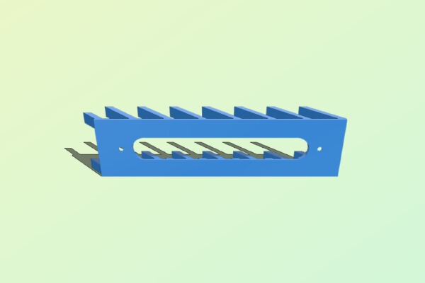 DVD_PS4_PS5_BluRay_Xbox360 Wall Rack | 3d print model