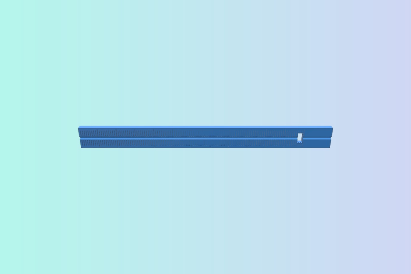 120mm filament marker - extruder calibration tool - 1.75mm filament