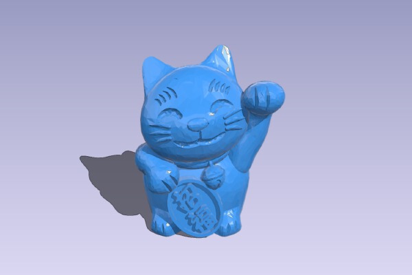 Lucky cat spoke bead | 3d print model