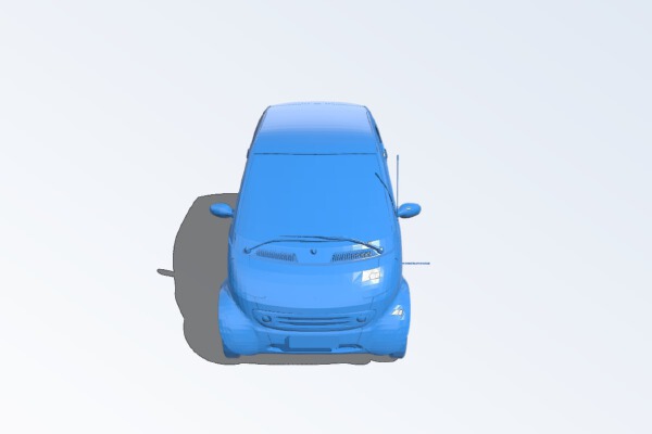 Car Smart Fortwo 450 CDI | 3d print model